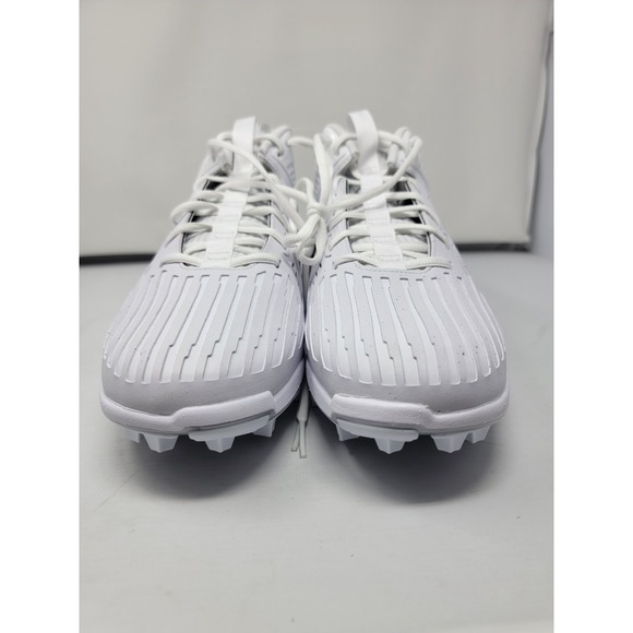 NEW Nike Men's 12 Alpha Menace Elite 3 White Platinum Football Cleats CT6648-109 - Picture 4 of 8